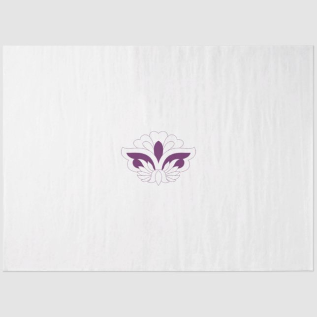Reddish Magenta decorative Tissue Paper (Front)