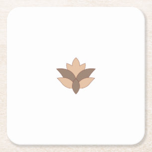 Reddish Orange, Orange language Paper Coaster