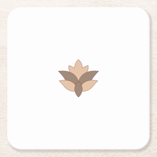 Reddish Orange, Orange language Paper Coaster (Front)