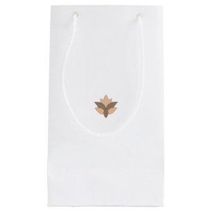 Reddish Orange, Orange language Small Gift Bag