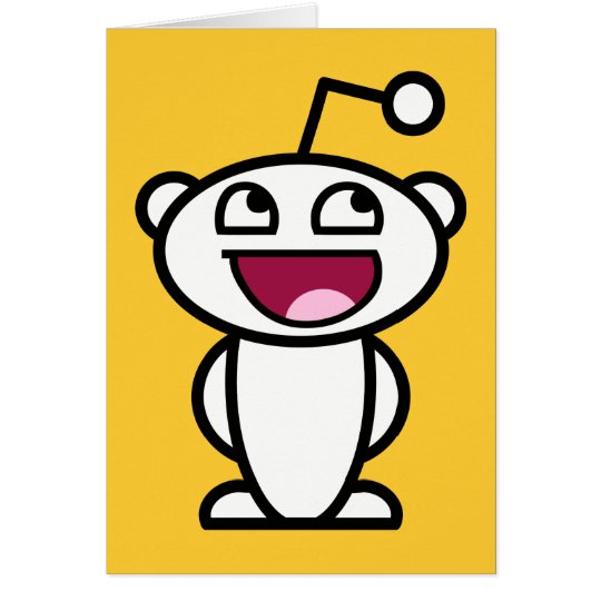 Reddit Awesome Face Card