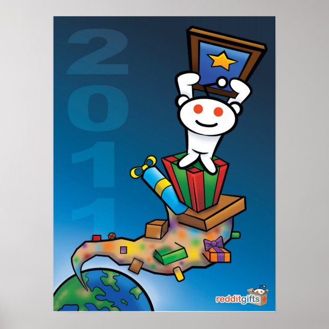 reddit Secret Santa 2011 poster (Front)