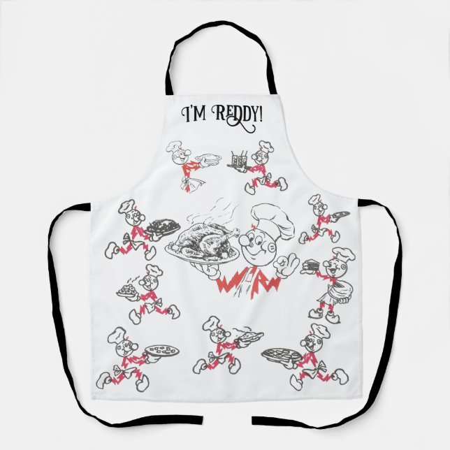 Reddy Kilowatt Cooking Apron (Front)