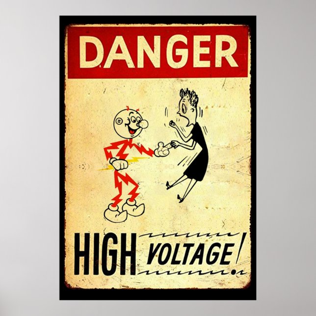 Reddy Kilowatt danger  Poster (Front)
