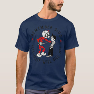 Reddy Kilowatt remember kids electricity will kill T-Shirt