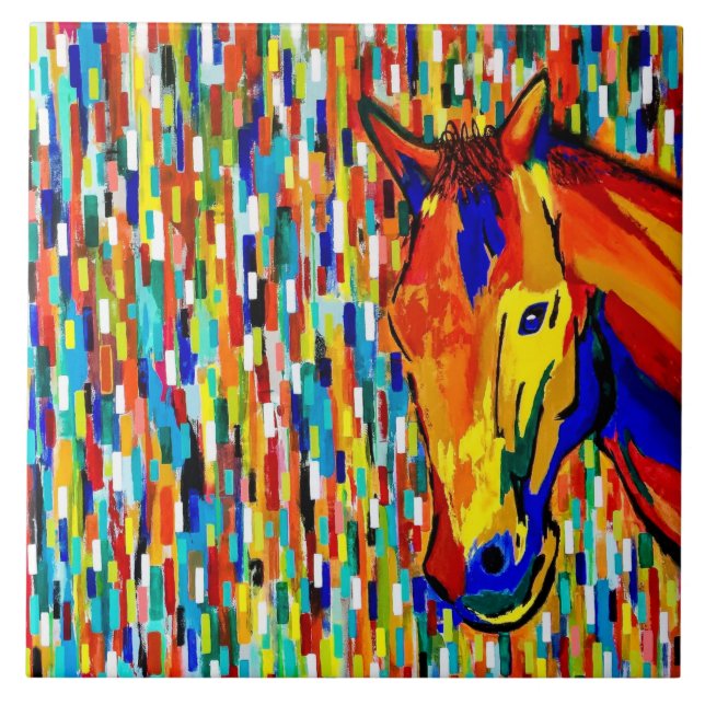 Reddy to Run 6 x 6 Ceramic Tile (Front)