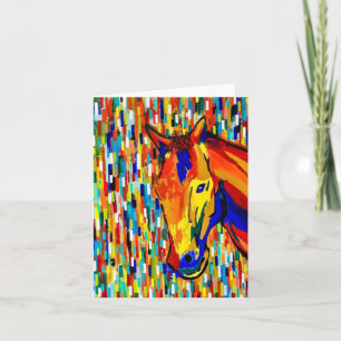 Reddy to Run Blank Notecard