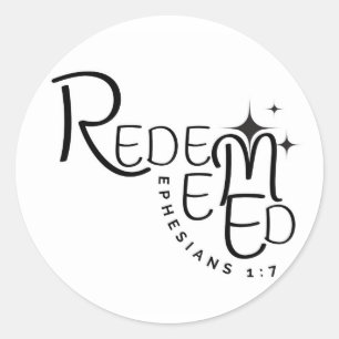 Redeemed Christian Text Sticker Bible Sticker