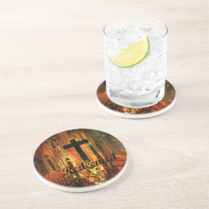Redeemed Cross Coasters