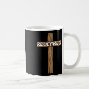 Redeemed Jesus Christian Cross God Faith Bible Rel Coffee Mug