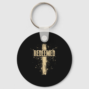 Redeemed Jesus Cross Nails Faith Faith Design Key Ring