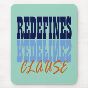 Redefines Clause in Cobol Programming Mouse Pad