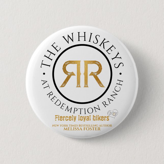 Redemption Ranch Whiskeys Logo Button (Front)