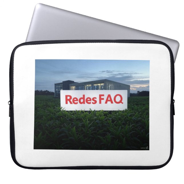Redes FAQ Laptop Sleeve (Front)