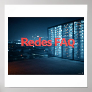 Redes FAQ Poster