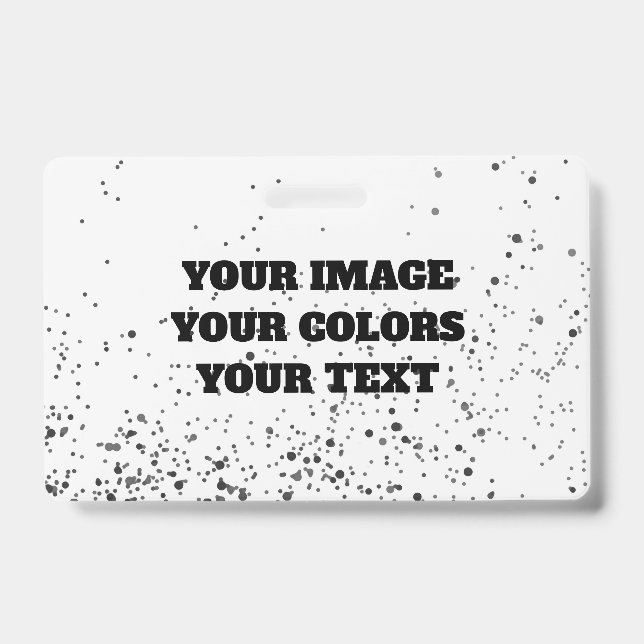 Redesign from Scratch & Create Your Own ID Badge (Front)