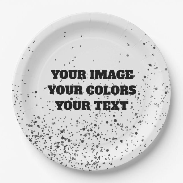 Redesign from Scratch & Create Your Own Paper Plate (Front)