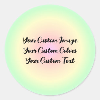 Redesign from Scratch - Design this Classic Round Sticker