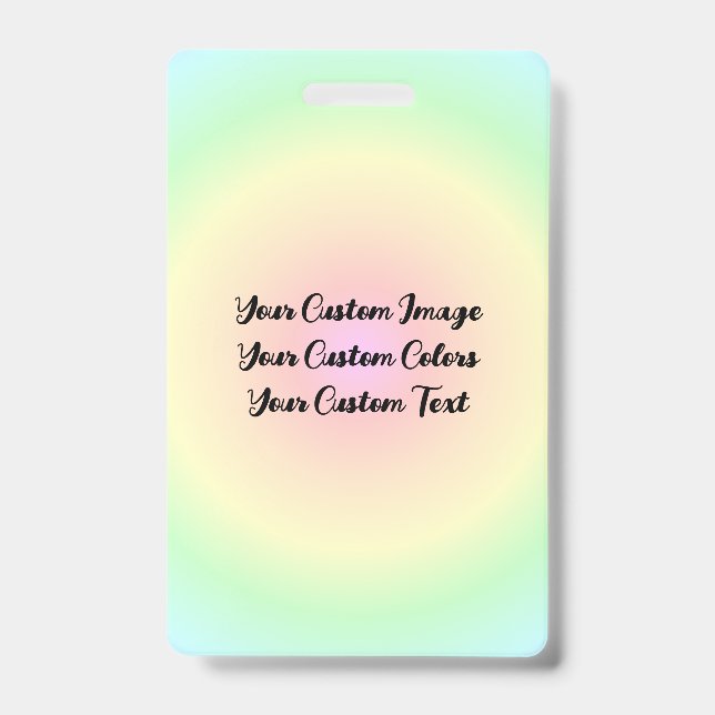 Redesign from Scratch - Design this ID Badge (Front)