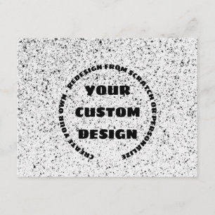 Redesign from Scratch or Personalise This Enclosure Card