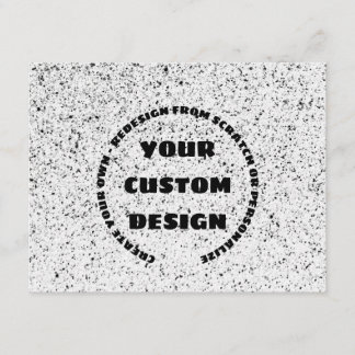 Redesign from Scratch or Personalise This Enclosure Card