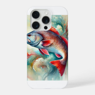 Redfish in Serene Waters 210824AREF147 - Watercolo iPhone 15 Pro Case