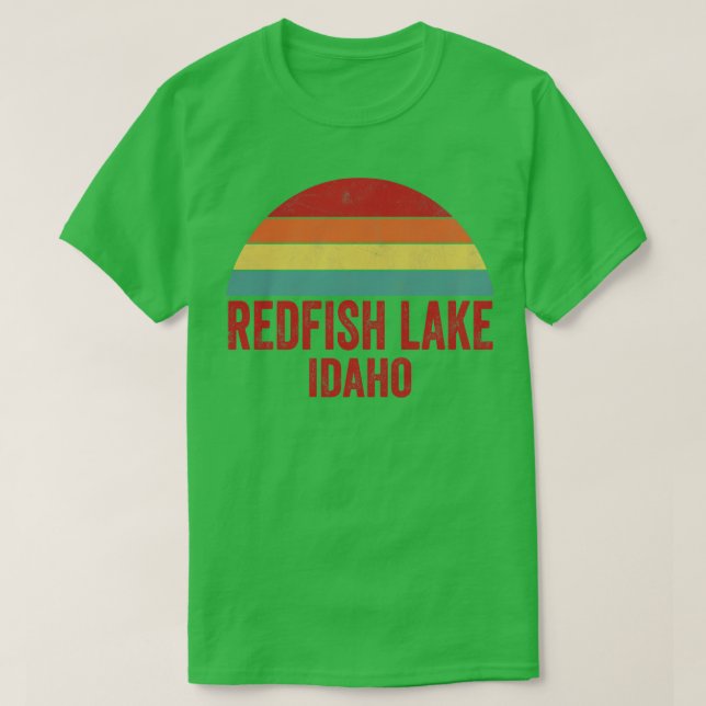 Redfish Lake Idaho T-Shirt (Design Front)