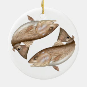 Redfish (Red Drum) Ceramic Ornament