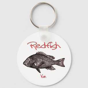 Redfish Yum Key Ring