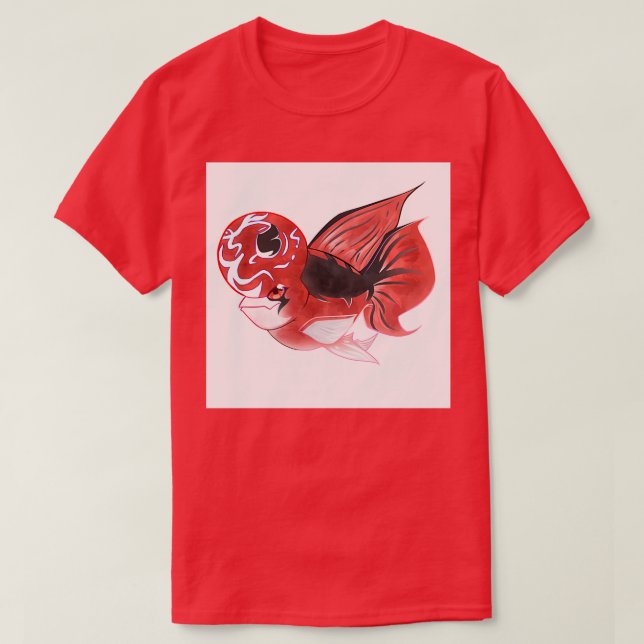 RedFlowerhorn T-Shirt (Design Front)