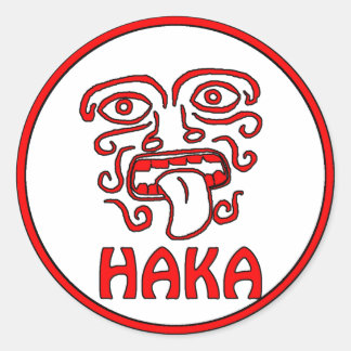 RedHAKASticker Classic Round Sticker