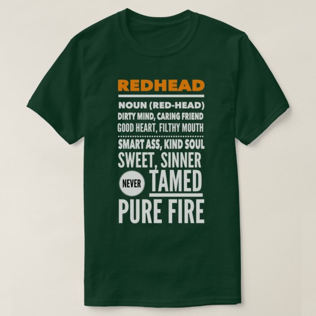 REDHEAD 73 T-Shirt (Design Front)