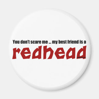 Redhead Best Friend Magnet