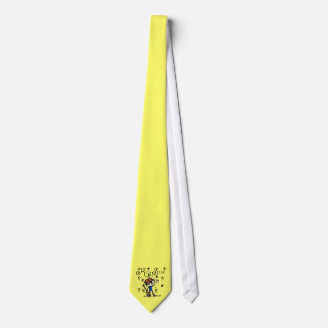 Redhead Boy Rock Star Tie (Front)