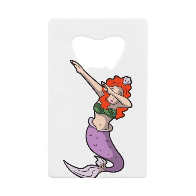 redhead dabbing mermaid (Front)