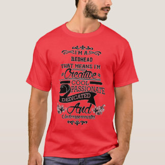 Redhead Gift Present For Men Women T-Shirt
