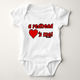 Redhead Loves Me Baby Bodysuit