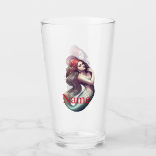 Redhead Mermaid Beauty Thunder_Cove Glass