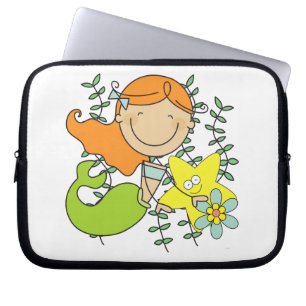 Redhead Mermaid Laptop Sleeve