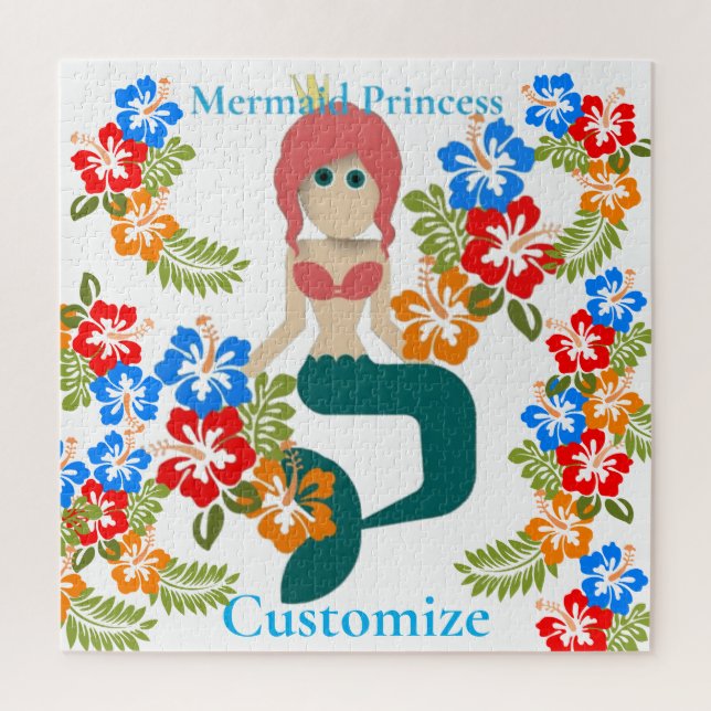 Redhead Mermaid Princess Thunder_Cove Jigsaw Puzzle (Vertical)