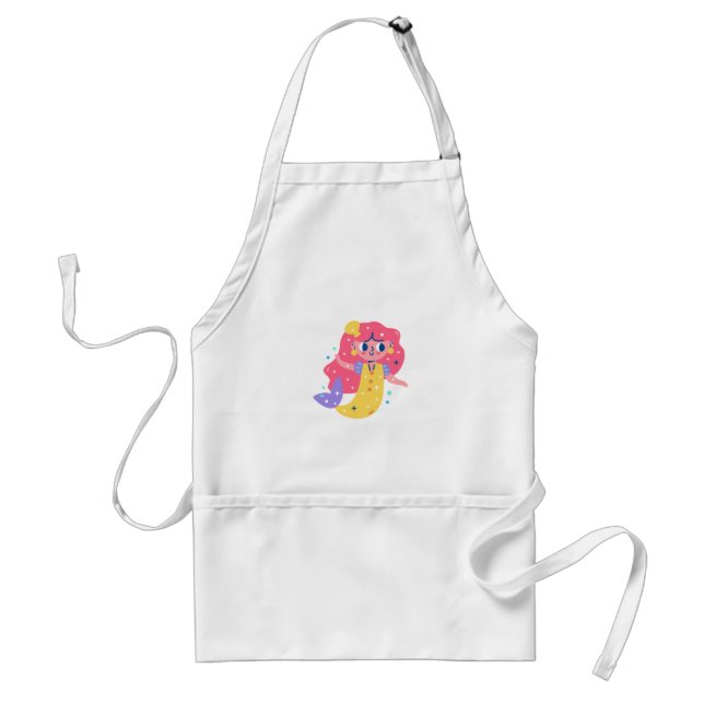 Redhead Mermaid Standard Apron (Front)