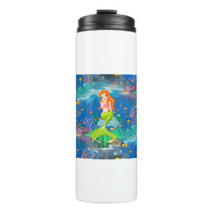 redhead mermaid thermal tumbler