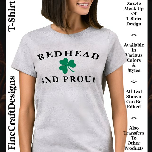 Redhead Pride, Irish Shamrock, Custom, 10 Parade  T-Shirt (Creator Uploaded)