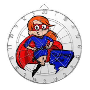 redhead super mum dartboard