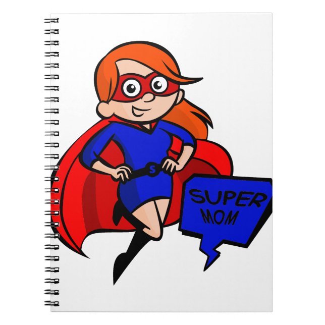 redhead super mum notebook (Front)