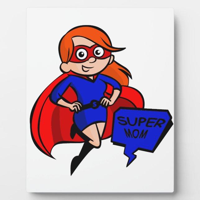 redhead super mum plaque (Front)