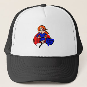 redhead super mum trucker hat