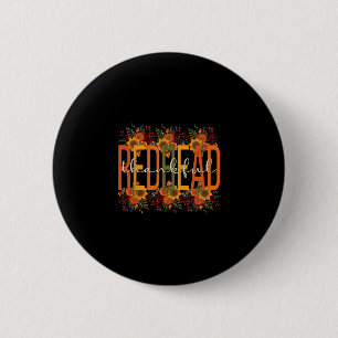Redhead Thanksgiving Red-haired Woman 6 Cm Round Badge