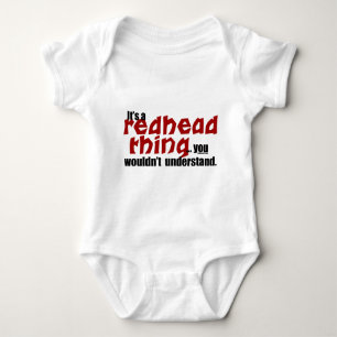 Redhead Thing Baby Bodysuit