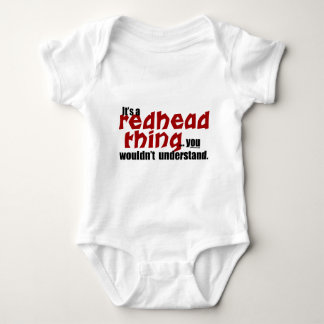 Redhead Thing Baby Bodysuit
